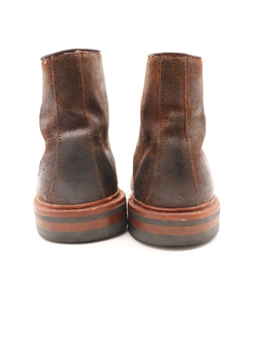 Allen Edmonds Higgins Mill Boots Men\'s Size 9.5 E Waxed Brown Leather Lace Up main image 5